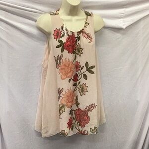 Vince Camuto Floral Sleeveless Top.